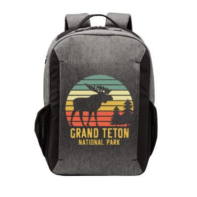 Grand Teton National Park Moose Vacation Travel Vector Backpack