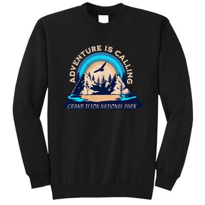 Grand Teton National Park Camping Hiking Family Vacation Sweatshirt