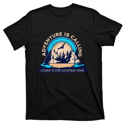 Grand Teton National Park Camping Hiking Family Vacation T-Shirt