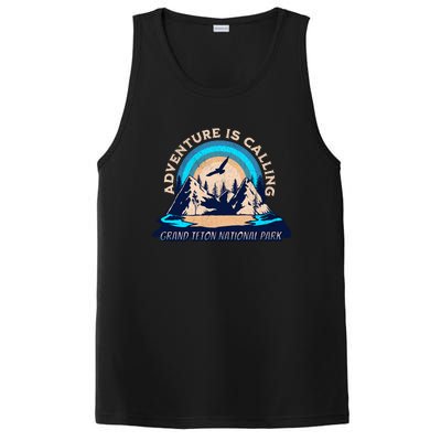 Grand Teton National Park Camping Hiking Family Vacation PosiCharge Competitor Tank