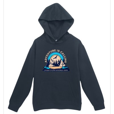 Grand Teton National Park Camping Hiking Family Vacation Urban Pullover Hoodie