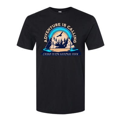 Grand Teton National Park Camping Hiking Family Vacation Softstyle CVC T-Shirt