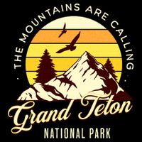 Grand Teton National Park Camping Hiking Family Vacation 16 in Basic Backpack