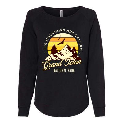 Grand Teton National Park Camping Hiking Family Vacation Womens California Wash Sweatshirt