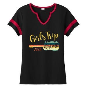 Girls Trip Nashville 23 Guitar Guitarist Weekend Party Ladies Halftime Notch Neck Tee