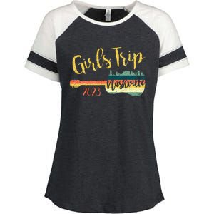 Girls Trip Nashville 23 Guitar Guitarist Weekend Party Enza Ladies Jersey Colorblock Tee