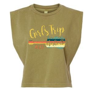 Girls Trip Nashville 23 Guitar Guitarist Weekend Party Garment-Dyed Women's Muscle Tee