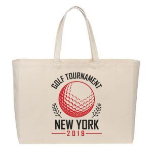 Golf Tournament New York Cotton Canvas Jumbo Tote