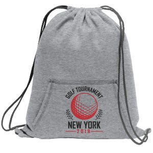 Golf Tournament New York Sweatshirt Cinch Pack Bag