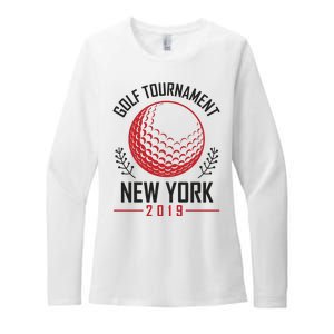 Golf Tournament New York Womens CVC Long Sleeve Shirt