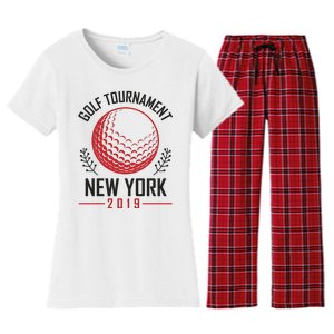 Golf Tournament New York Women's Flannel Pajama Set