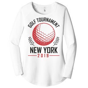 Golf Tournament New York Women's Perfect Tri Tunic Long Sleeve Shirt