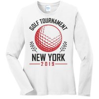 Golf Tournament New York Ladies Long Sleeve Shirt