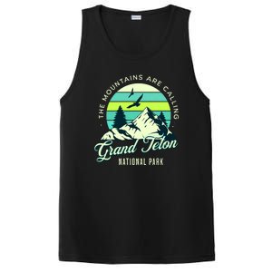 Grand Teton National Park Camping Hiking Family Vacation PosiCharge Competitor Tank