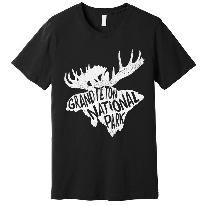 Grand Teton National Park Moose Premium T-Shirt