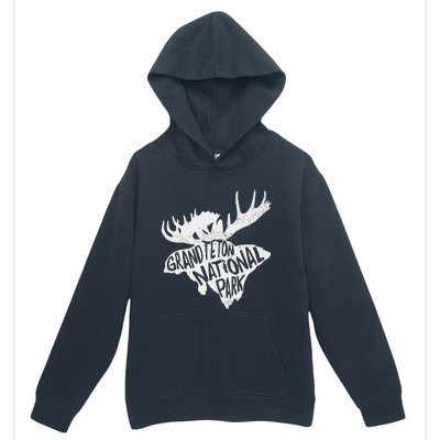 Grand Teton National Park Moose Urban Pullover Hoodie