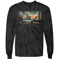 Grand Teton National Park Tie-Dye Long Sleeve Shirt