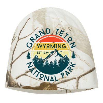 Grand Teton National Park Wyoming Hiking Nature Outdoors Kati - Camo Knit Beanie