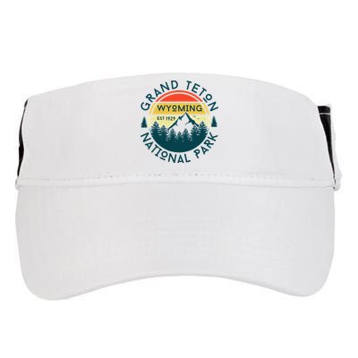 Grand Teton National Park Wyoming Hiking Nature Outdoors Adult Drive Performance Visor