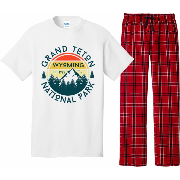 Grand Teton National Park Wyoming Hiking Nature Outdoors Pajama Set