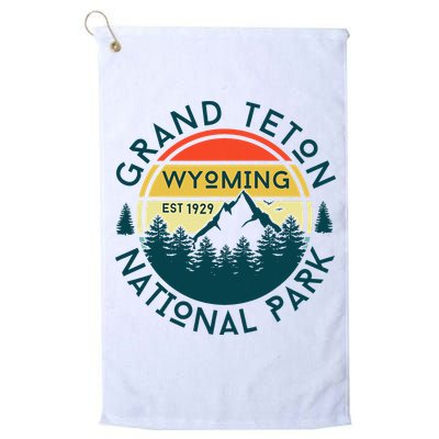 Grand Teton National Park Wyoming Hiking Nature Outdoors Golf Towel