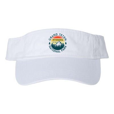 Grand Teton National Park Wyoming Hiking Nature Outdoors Valucap Bio-Washed Visor