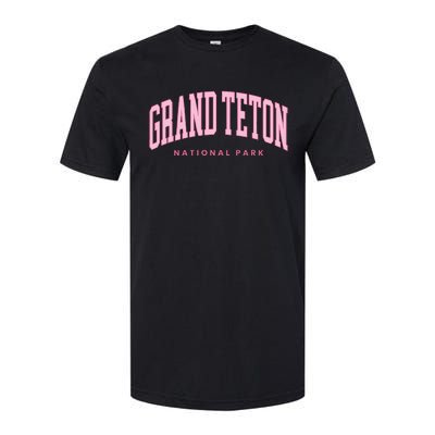 Grand Teton National Park Wyoming Preppy Throwback Softstyle CVC T-Shirt