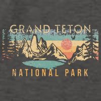 Grand Teton National Park Vector Backpack