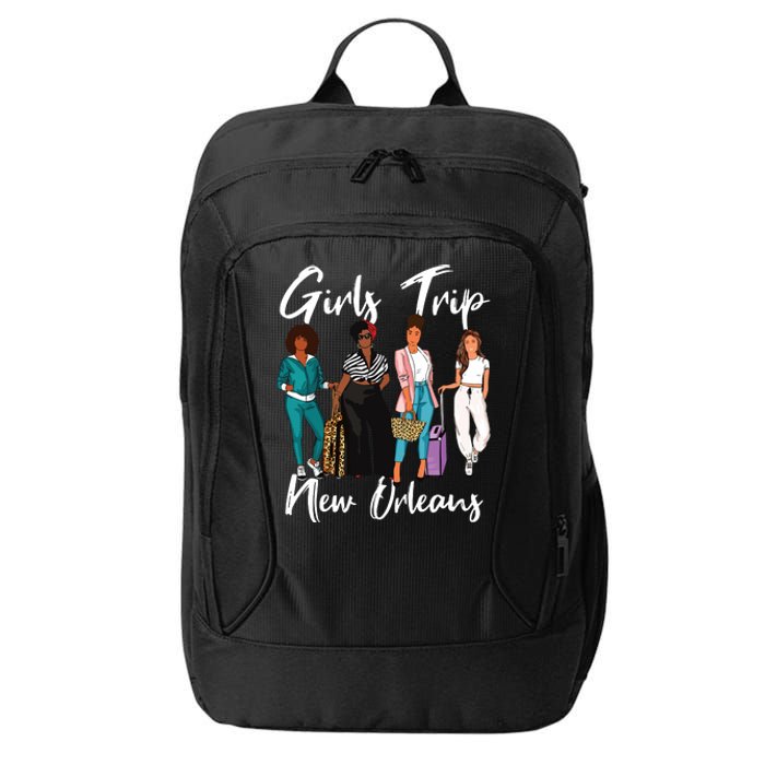 Girl Trip New Orleans For Melanin Afro Black Vacation Women City Backpack