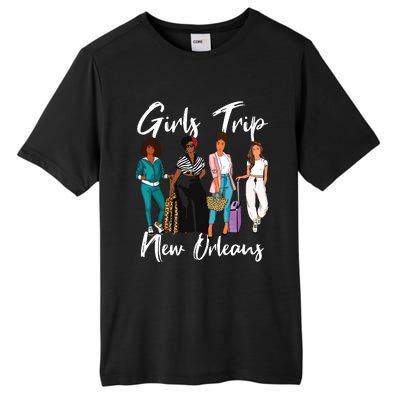 Girl Trip New Orleans For Melanin Afro Black Vacation Women Tall Fusion ChromaSoft Performance T-Shirt