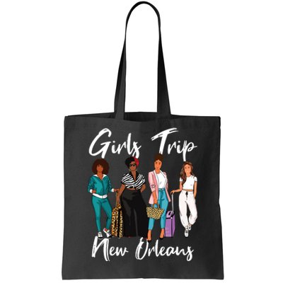 Girl Trip New Orleans For Melanin Afro Black Vacation Women Tote Bag