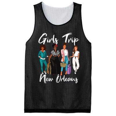 Girl Trip New Orleans For Melanin Afro Black Vacation Women Mesh Reversible Basketball Jersey Tank