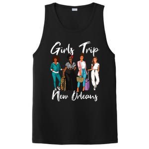 Girl Trip New Orleans For Melanin Afro Black Vacation Women PosiCharge Competitor Tank