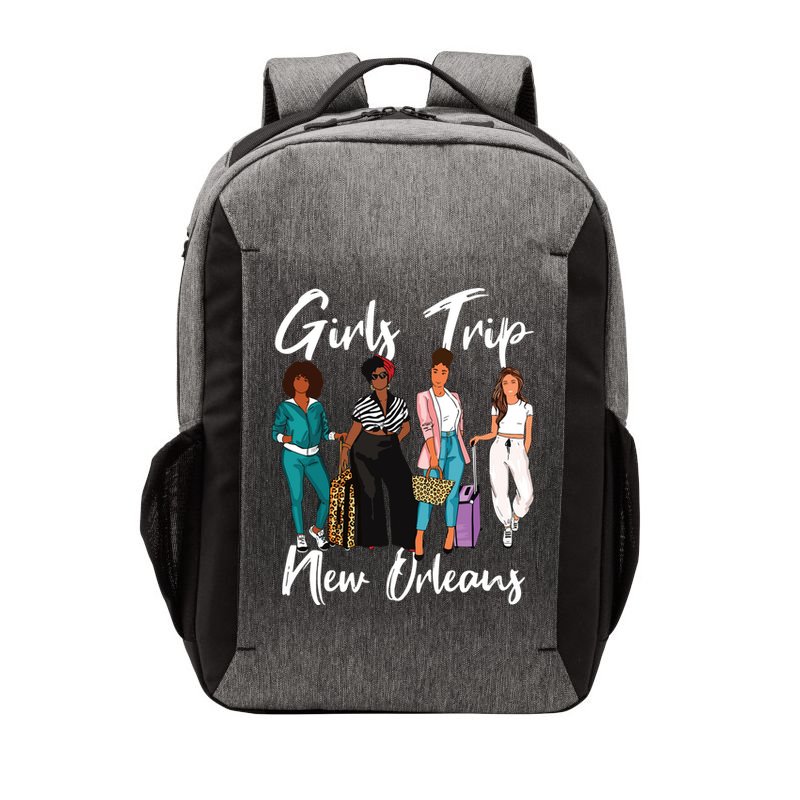 Girl Trip New Orleans For Melanin Afro Black Vacation Women Vector Backpack