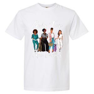 Girl Trip New Orleans For Melanin Afro Black Vacation Women Garment-Dyed Heavyweight T-Shirt