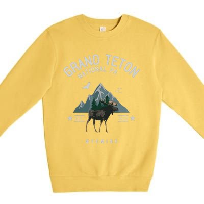 Grand Teton National Park Premium Crewneck Sweatshirt