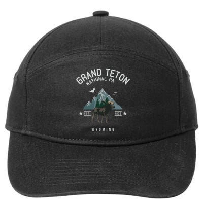 Grand Teton National Park 7-Panel Snapback Hat