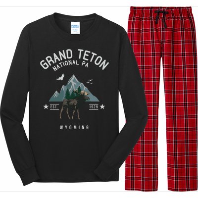 Grand Teton National Park Long Sleeve Pajama Set