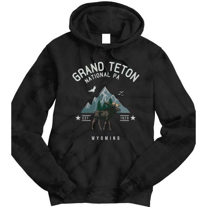 Grand Teton National Park Tie Dye Hoodie