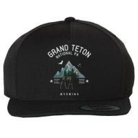 Grand Teton National Park Wool Snapback Cap