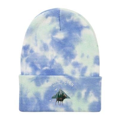 Grand Teton National Park Tie Dye 12in Knit Beanie