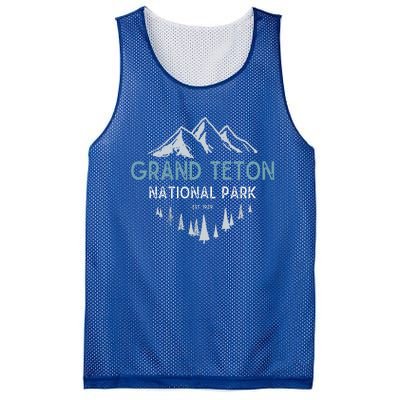 Grand Teton National Park Est 1929 National Park Mesh Reversible Basketball Jersey Tank