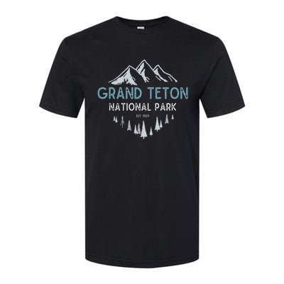 Grand Teton National Park Est 1929 National Park Softstyle CVC T-Shirt