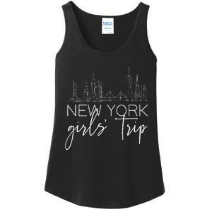 Girls Trip New York City Girlfriend Sisters Weekend Vacation Ladies Essential Tank