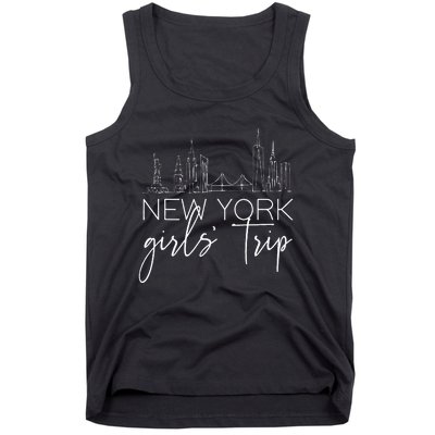 Girls Trip New York City Girlfriend Sisters Weekend Vacation Tank Top