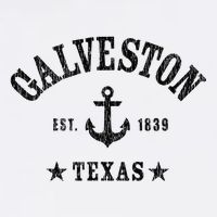 Galveston Tx Nautical Design W. Anchor & Details Est. 1839 Golf Towel