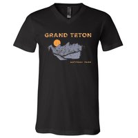 Grand Teton National Park Wyoming V-Neck T-Shirt