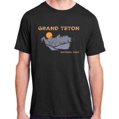 Grand Teton National Park Wyoming Adult ChromaSoft Performance T-Shirt