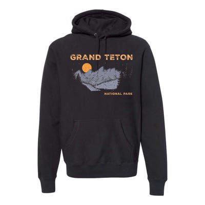 Grand Teton National Park Wyoming Premium Hoodie