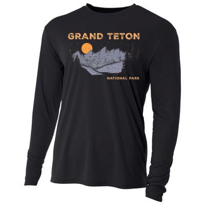 Grand Teton National Park Wyoming Cooling Performance Long Sleeve Crew